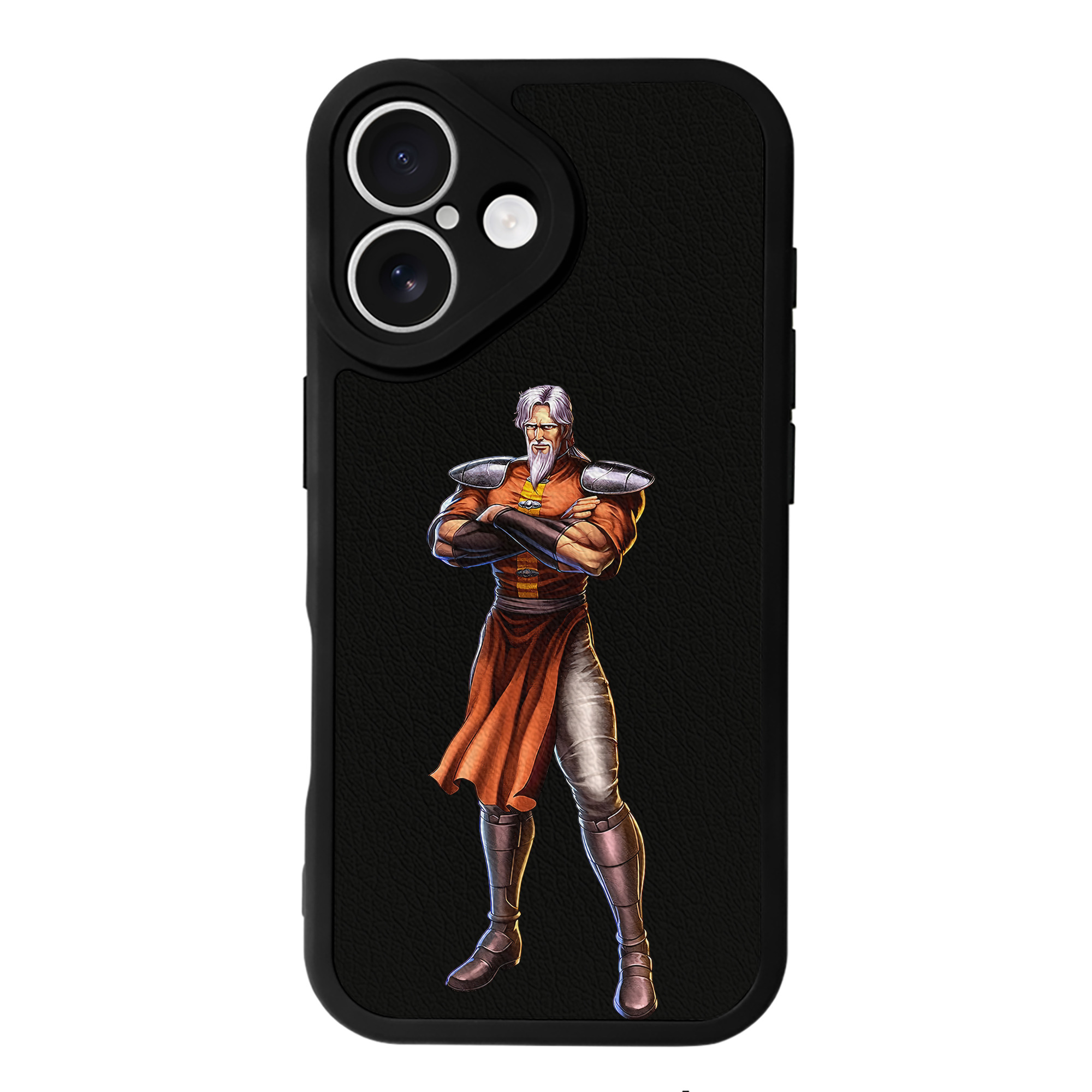 （画像用） 北斗の拳 Fist of the North Star 【iPhone 16シリーズ対応】シリコンスマホケース（レザー調） 材質：シリコン